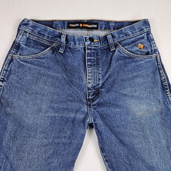 Wrangler FR Flame Resistant Jeans FR13MWZ Original Mens Tag 31x30 - Fits 31x28 - Picture 5 of 16